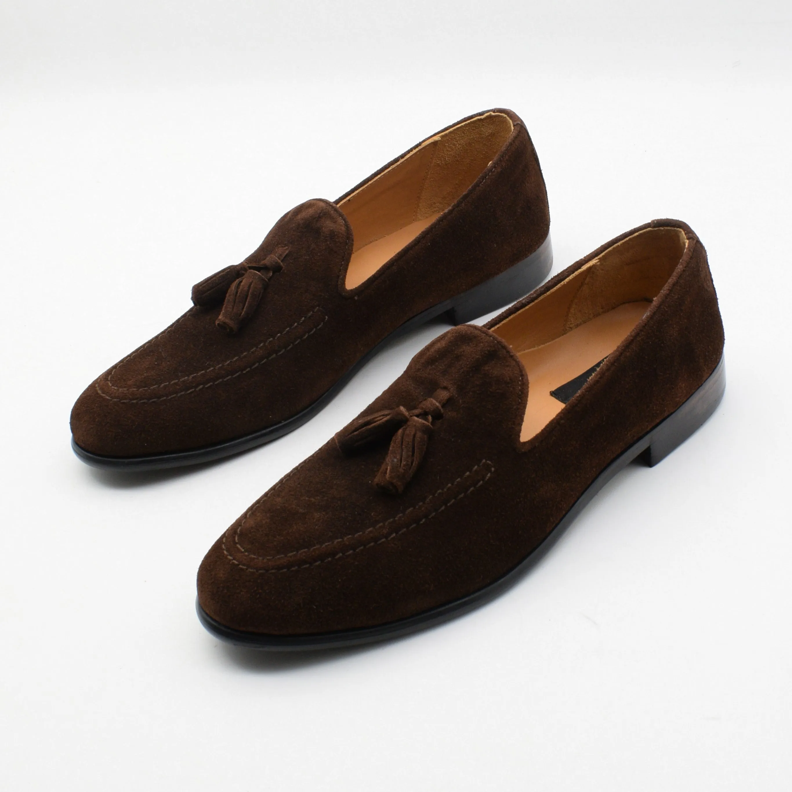SUEDE TASSEL LOAFERS