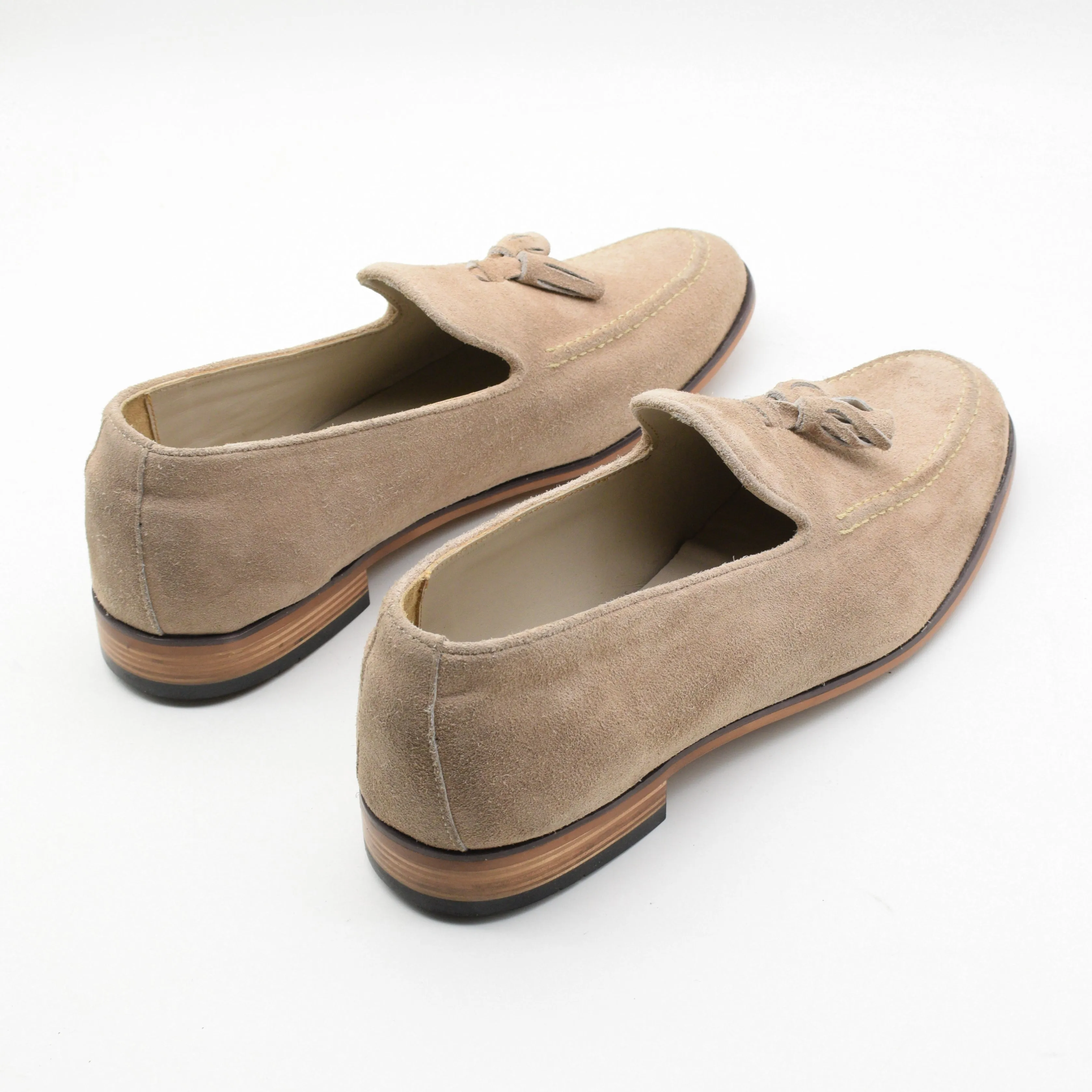 SUEDE TASSEL LOAFERS