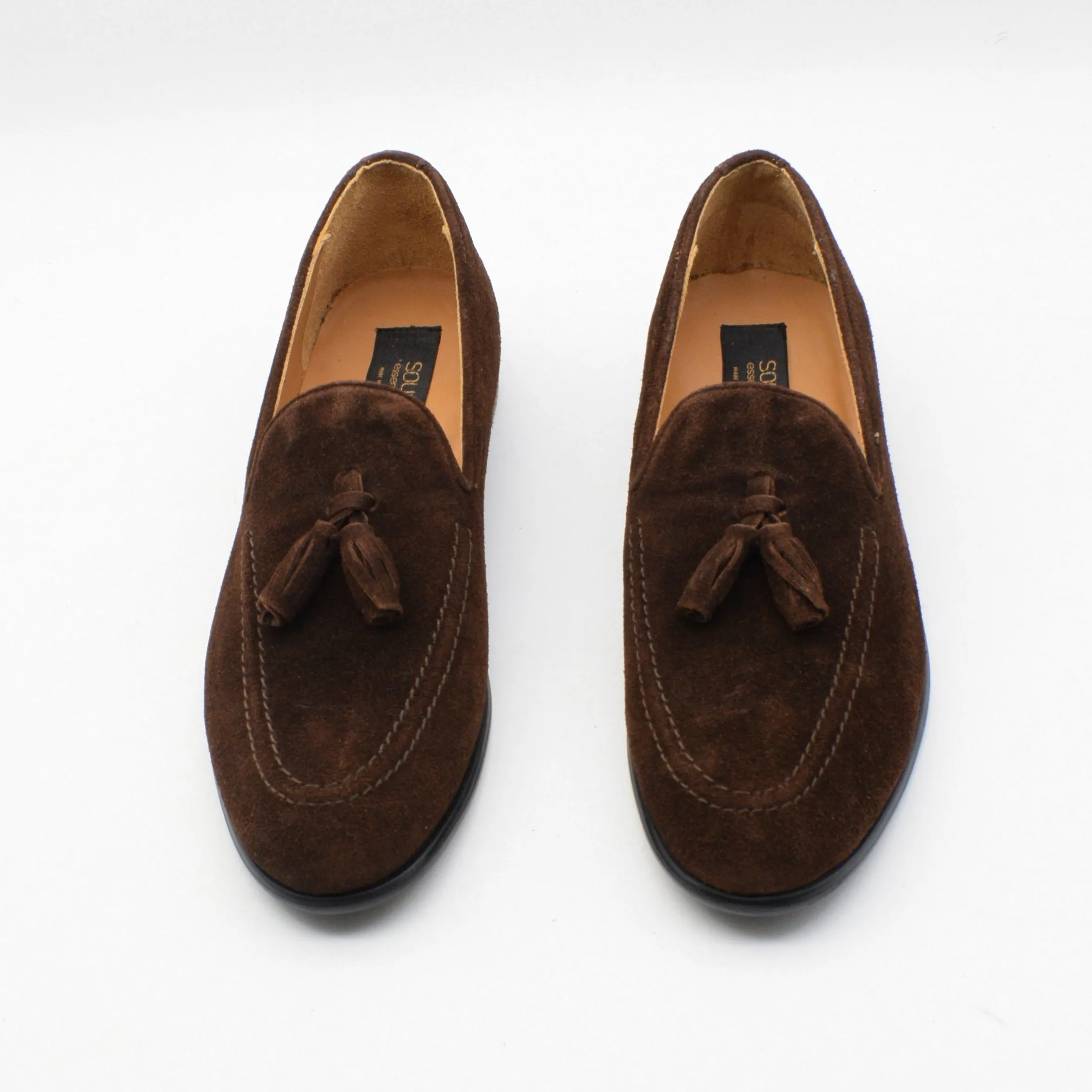 SUEDE TASSEL LOAFERS
