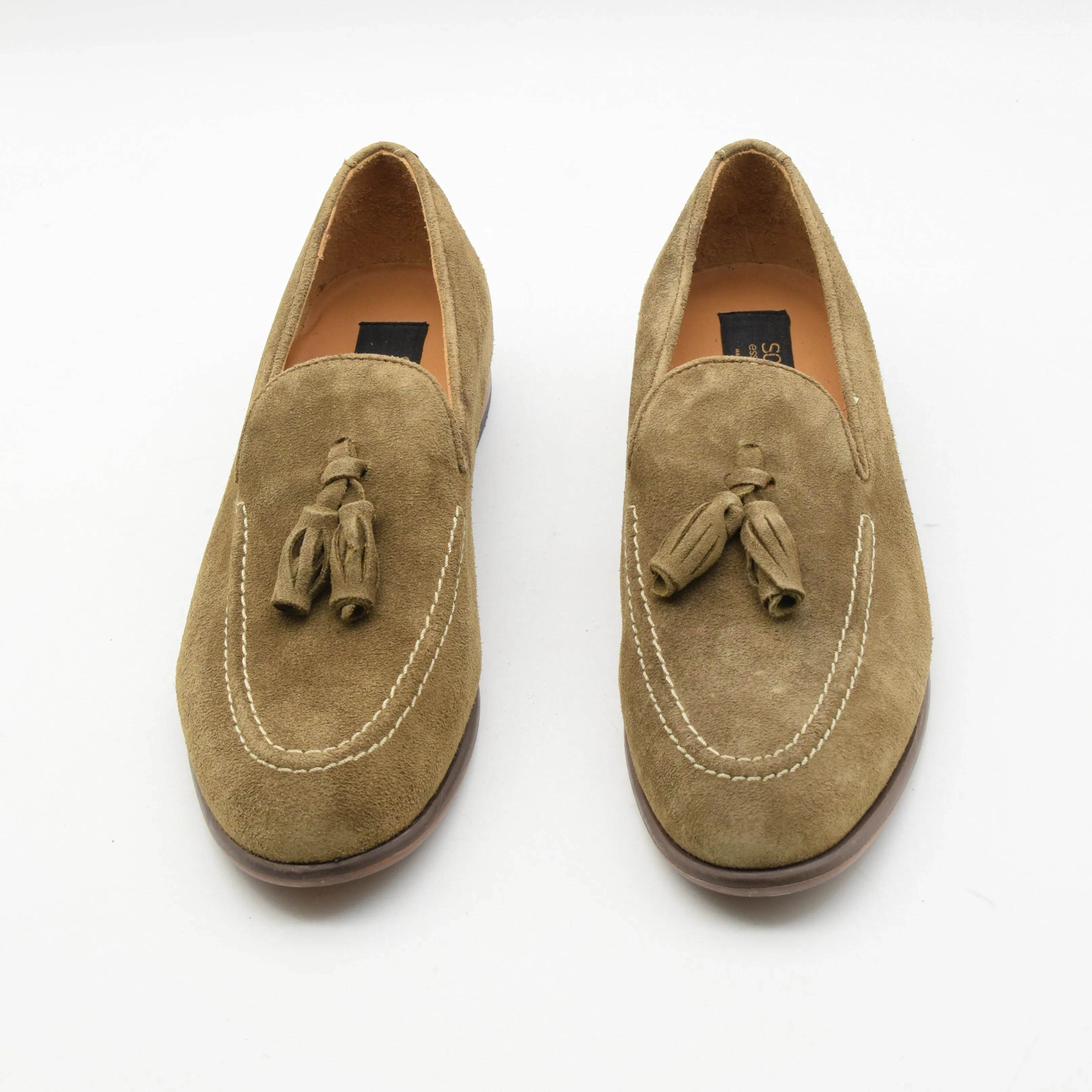 SUEDE TASSEL LOAFERS
