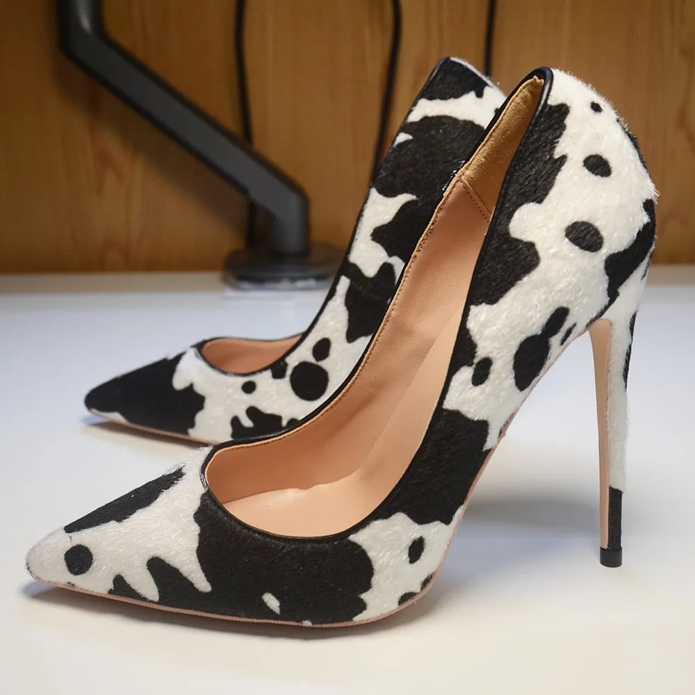 TEEK - Hair Splotch Green Pumps