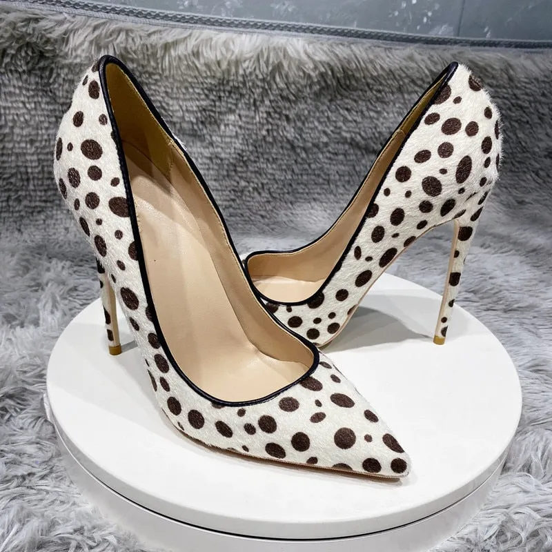 TEEK - Hair Splotch Green Pumps