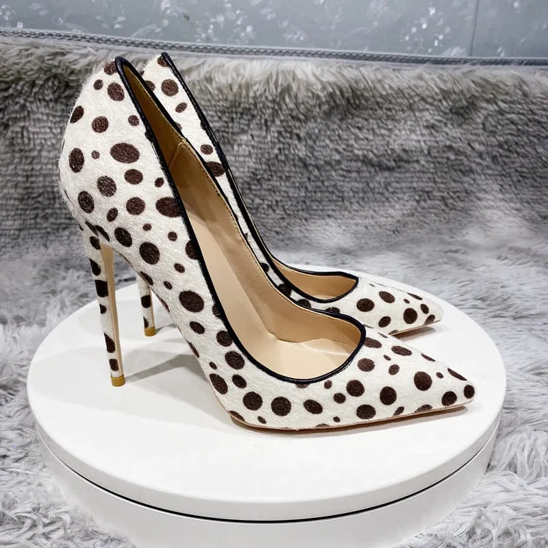 TEEK - Hair Splotch Green Pumps