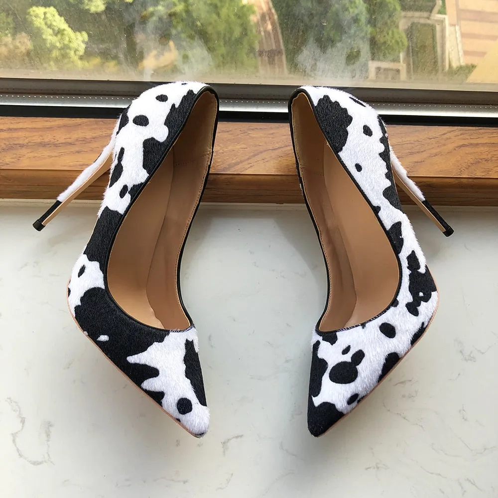 TEEK - Hair Splotch Green Pumps