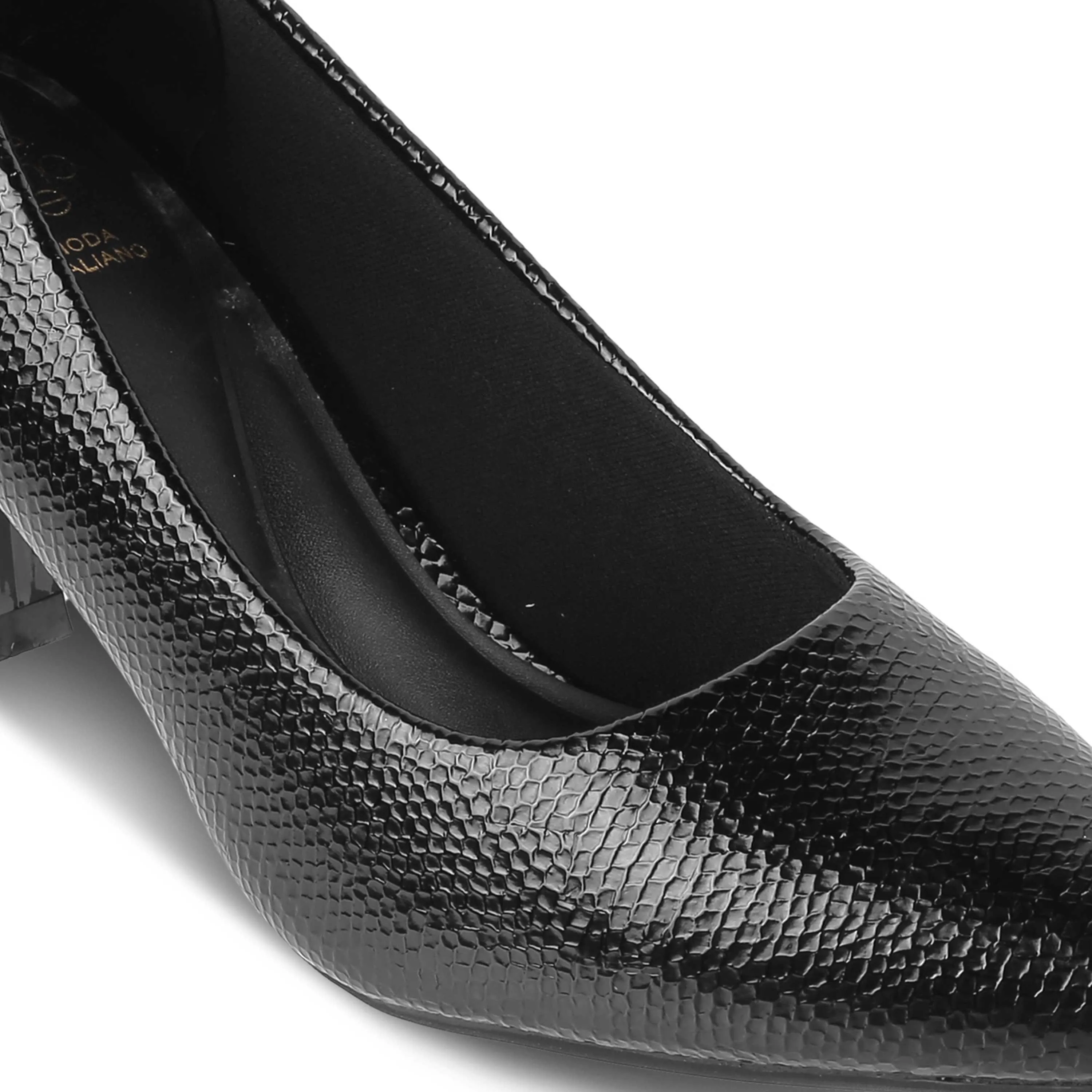 Tresmode Dussel Black Women's Dress Pumps