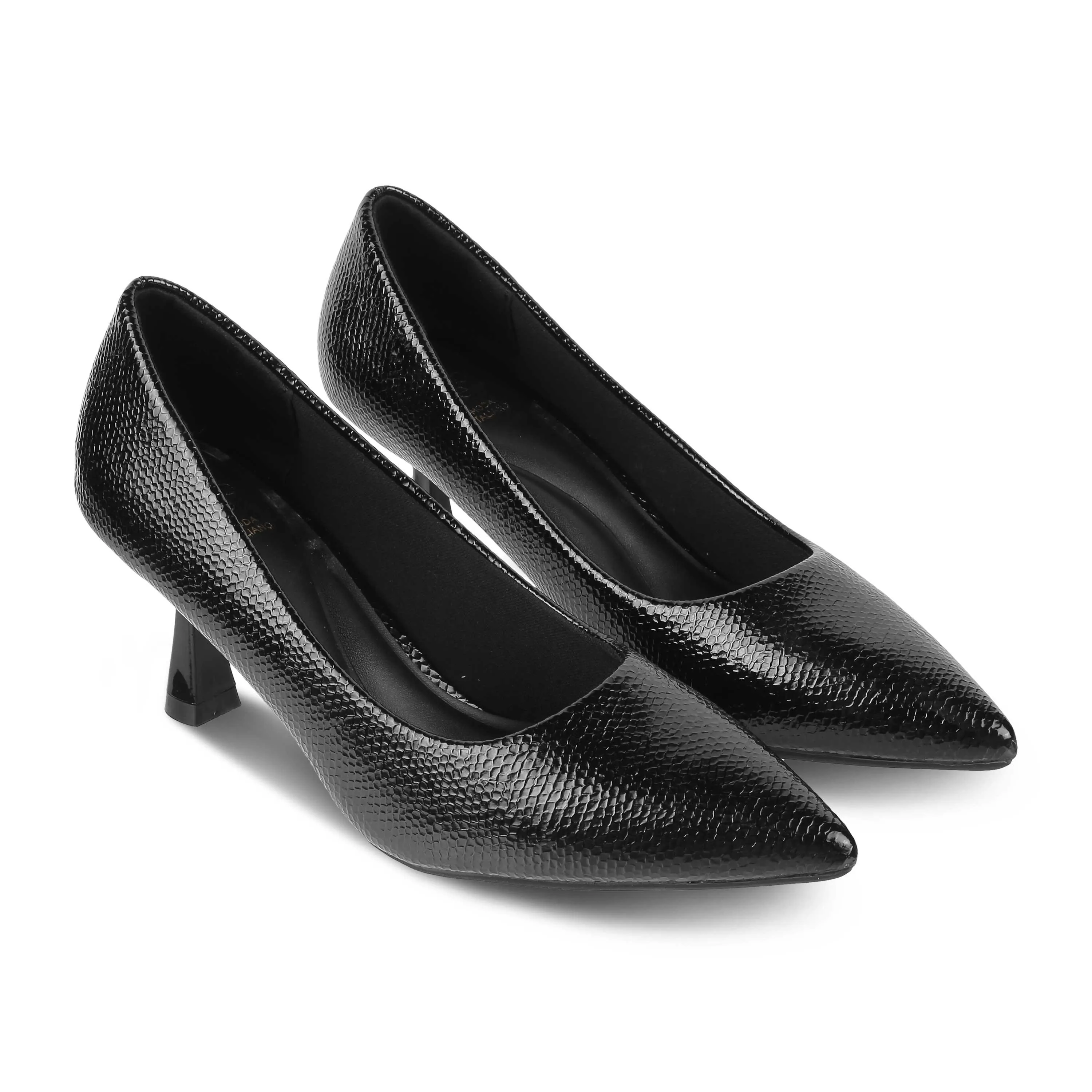 Tresmode Dussel Black Women's Dress Pumps