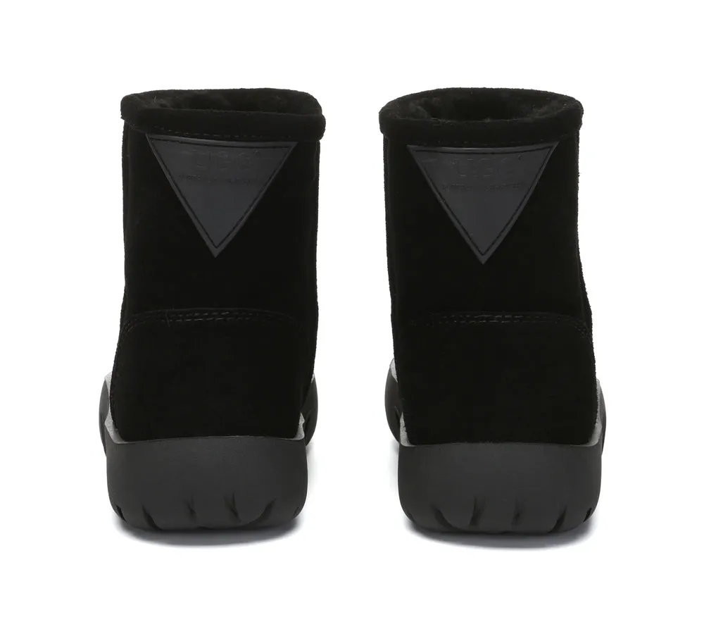 UGG Boots Sheepskin Wool Mid Calf Chunky Short Classic Salma