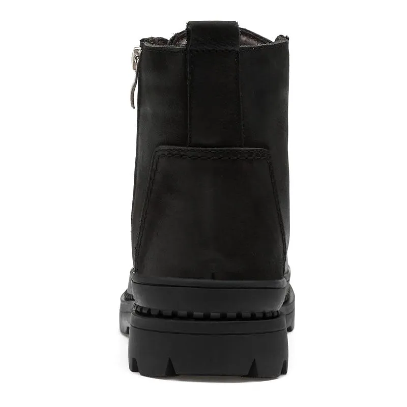 West Louis Autumn Comfortable Ankle Zipper Boots