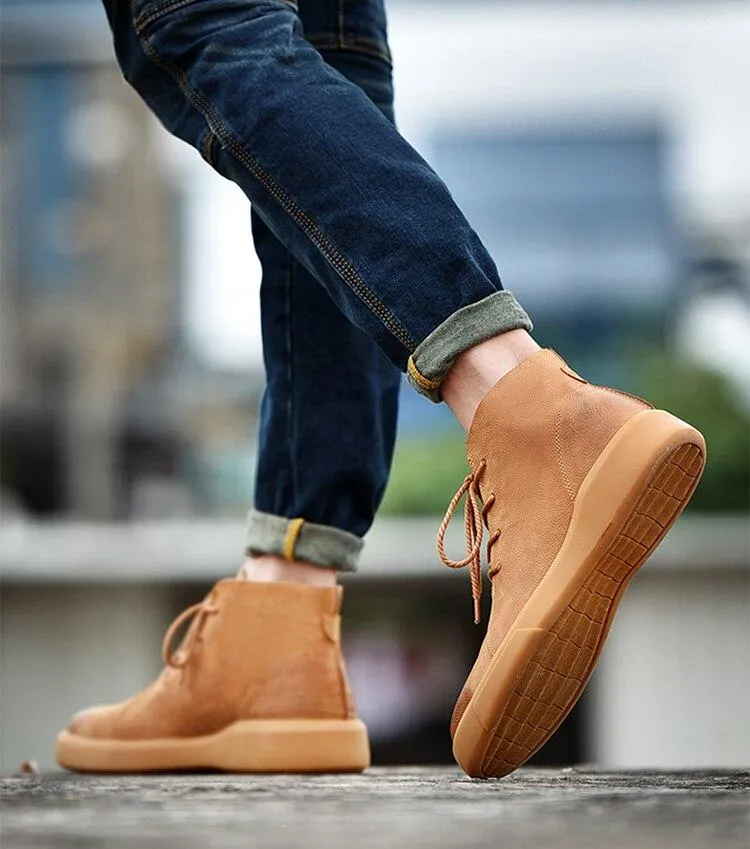 West Louis British Style Low Leather Low Boots