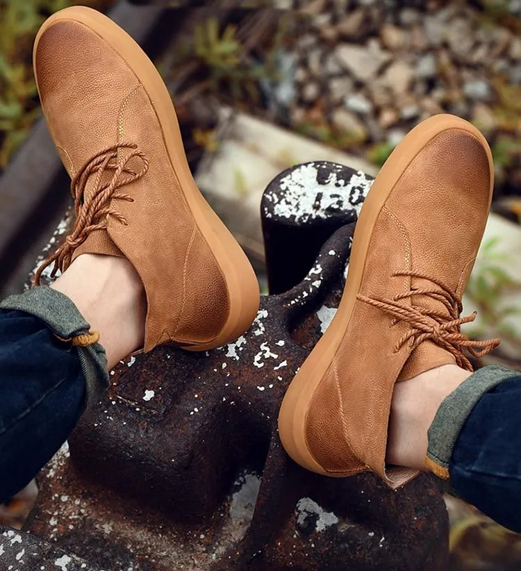 West Louis British Style Low Leather Low Boots