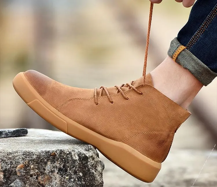 West Louis British Style Low Leather Low Boots
