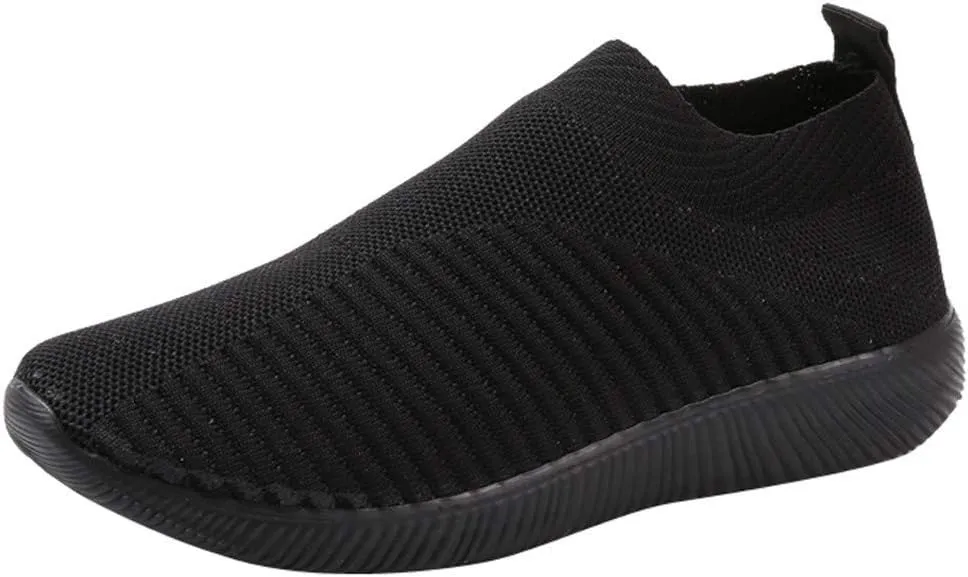 Women Running Shoes Women's Comfortable Fashion Sneakers Slip on Shoes for Women Non Slip Gym Workout Shoes