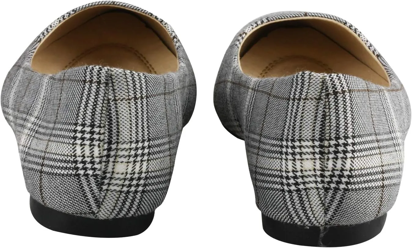 Women's Ballet Flats Pointed Toe Classic Slip On Loafer Shoes Suede/Patent Summer Wedding Shoes