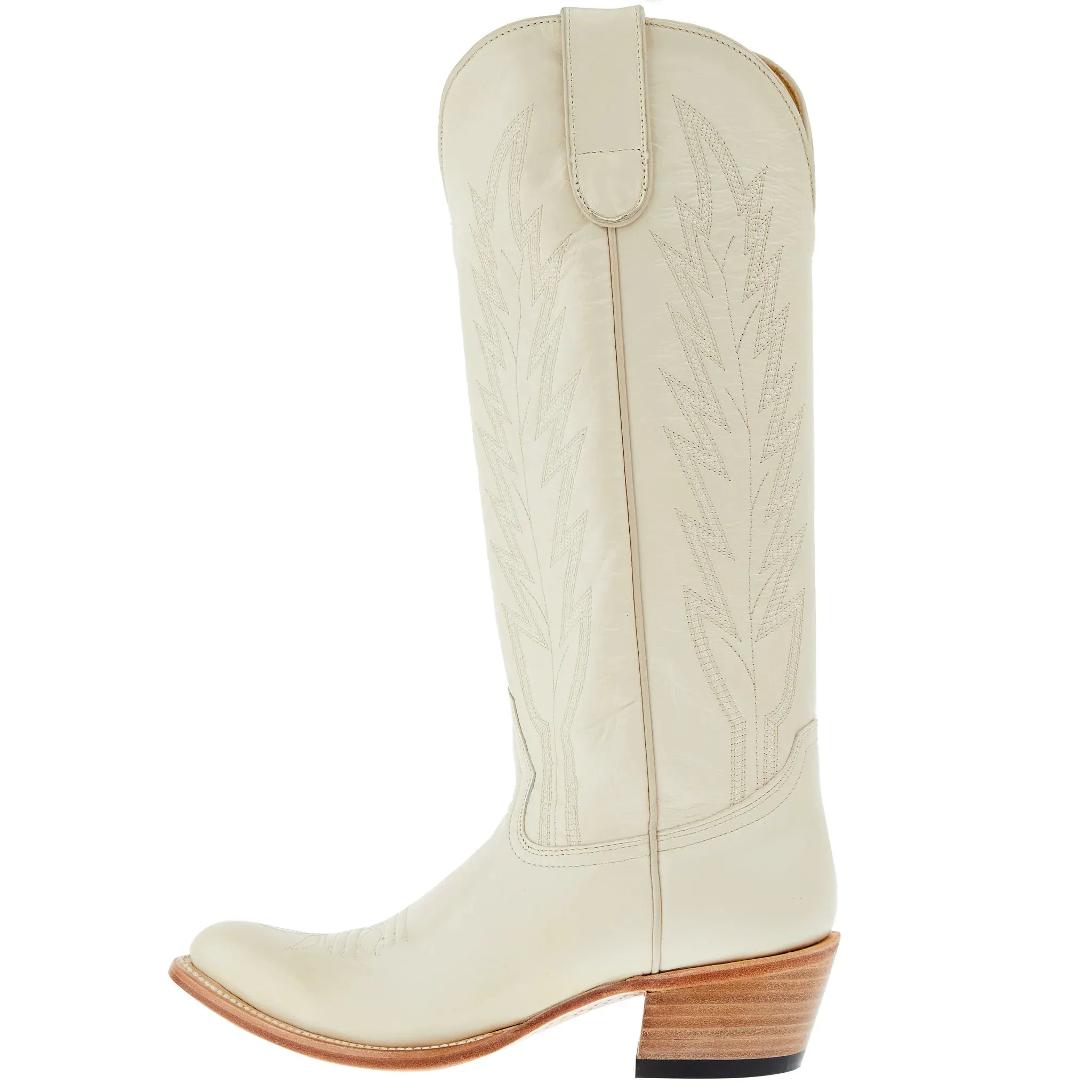 Women's Macie Bean Spacey Gracey Cream 15in. Almond Toe Boot M5224